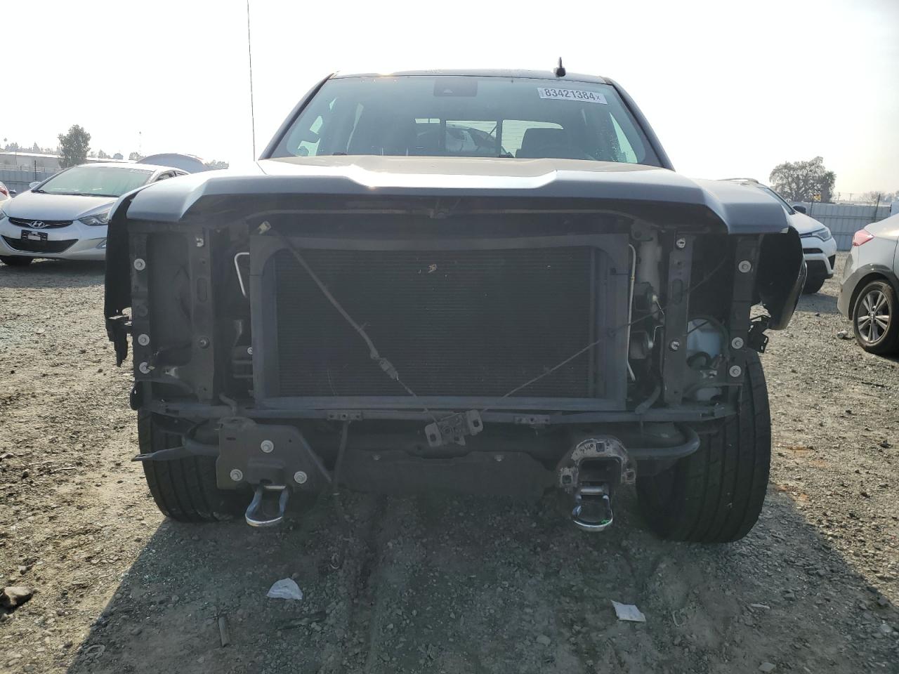 2018 GMC Sierra VIN 3GTU2PEJ2JG118117 Copart auction photo, front end / side damage thumbnail 5