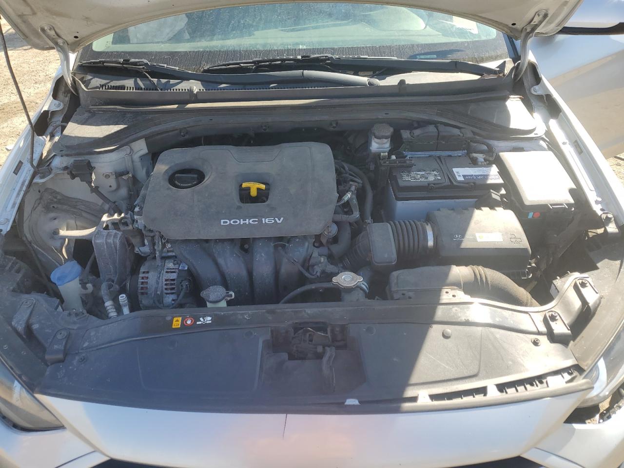2018 Hyundai Elantra VIN 5NPD74LFXJH235692 Copart auction photo, side / front end damage thumbnail 11