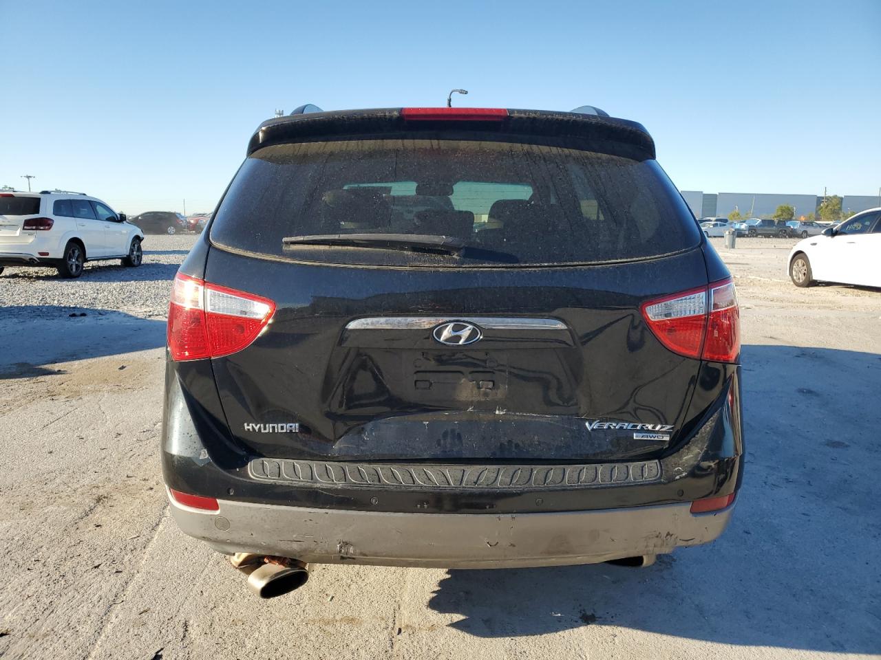 2011 Hyundai Veracruz VIN KM8NUDCC1BU169149 Copart auction photo, rear end / all over damage thumbnail 6