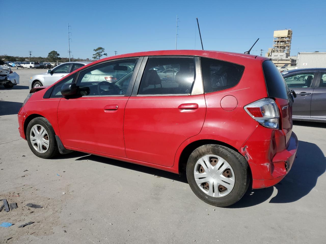 2011 Honda Fit VIN JHMGE8H34BS005964 Copart auction photo, all over damage thumbnail 2