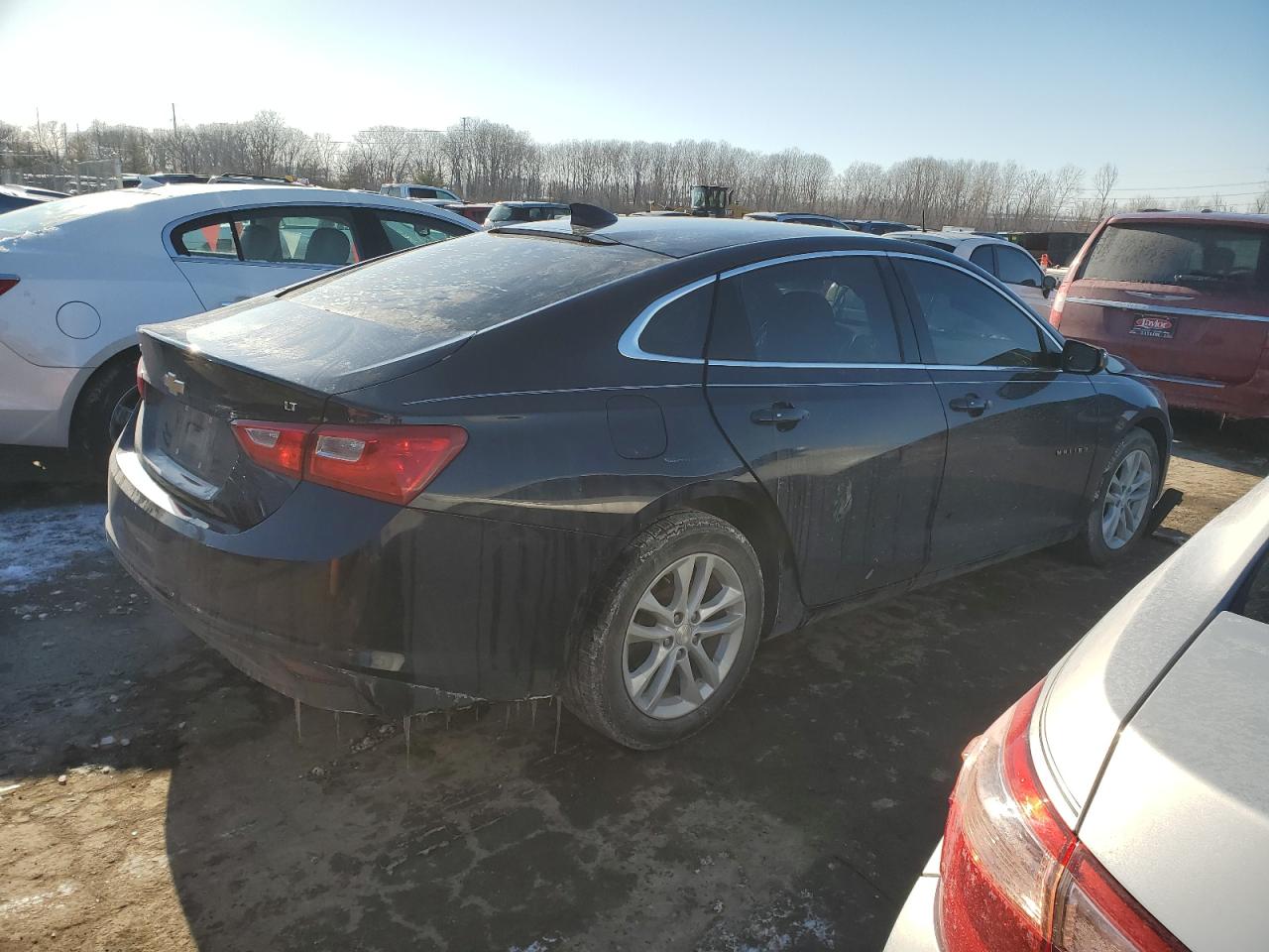 2017 Chevrolet Malibu VIN 1G1ZE5ST2HF177180 Copart auction photo, front end damage thumbnail 3
