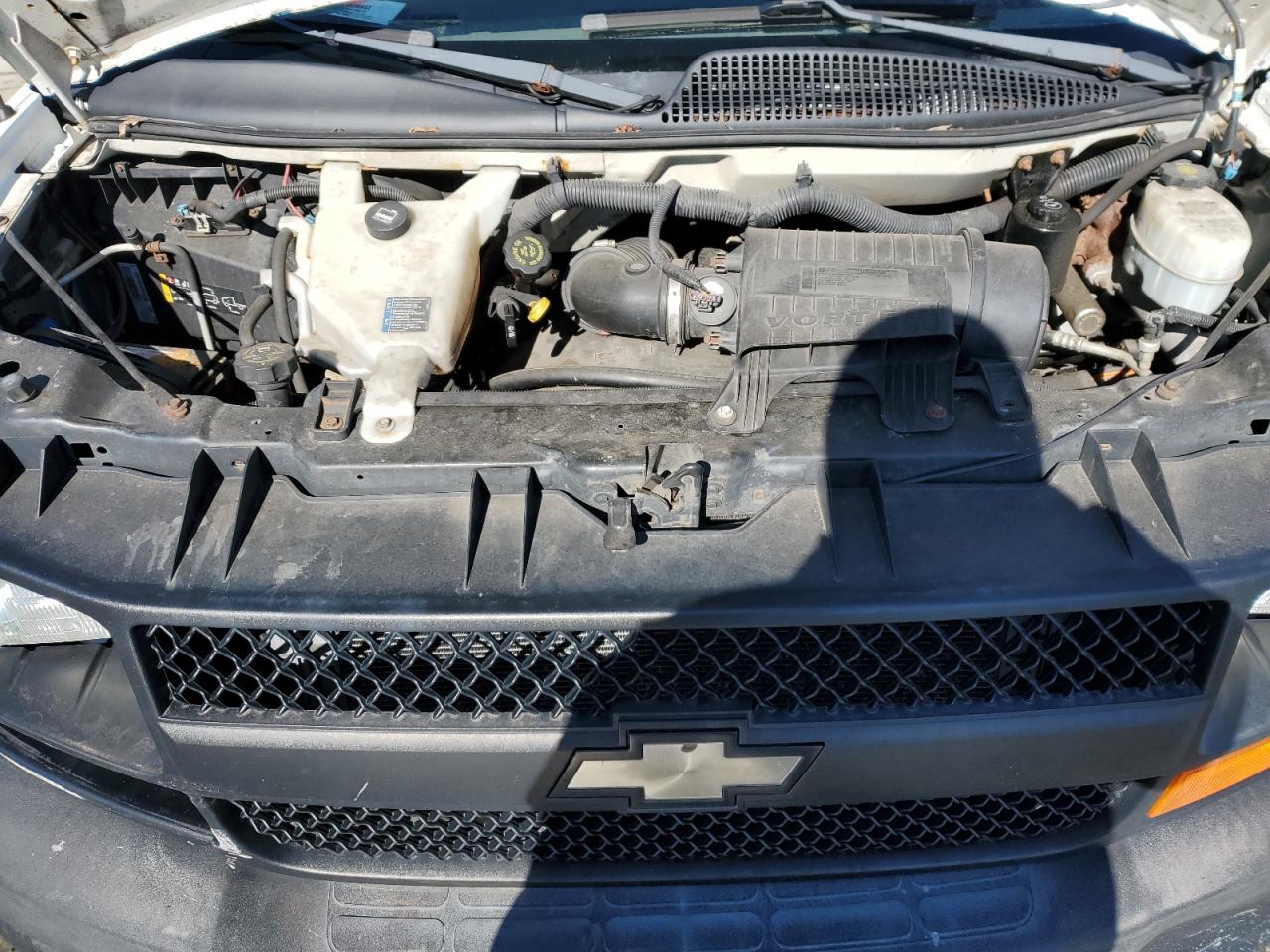 2012 Chevrolet Express VIN 1GCSGAFX8C1107214 Copart auction photo, rear end damage thumbnail 11