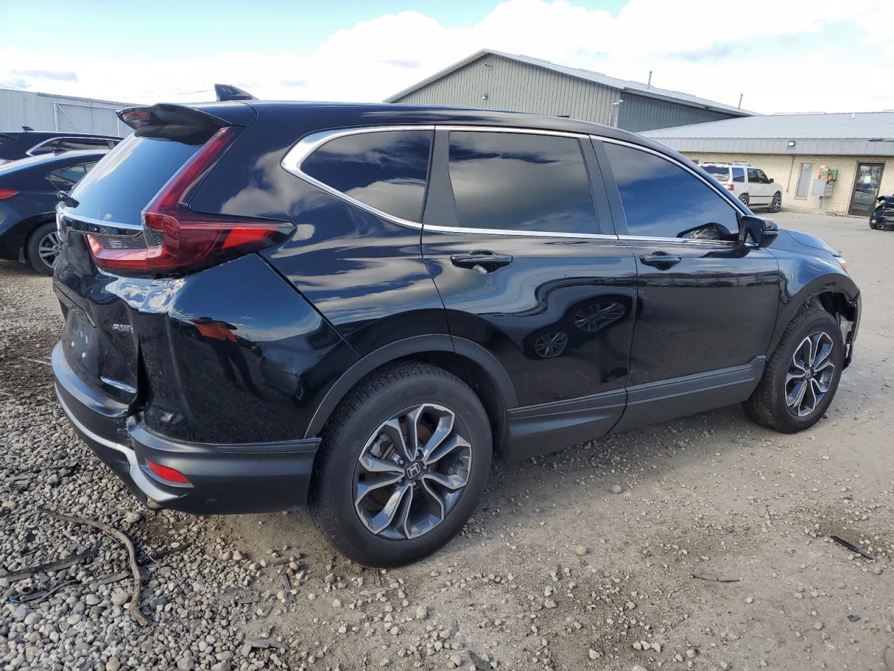 2021 Honda CR-V VIN 5J6RW2H58ML016754 Copart auction photo, all over damage thumbnail 3