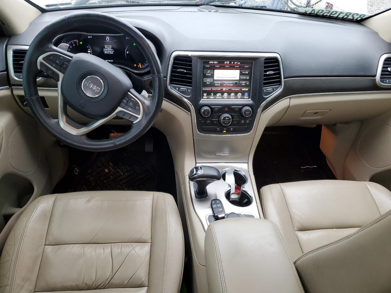 2014 Jeep Grand Cherokee VIN 1C4RJFBGXEC510489 Copart auction photo, all over / side damage thumbnail 8