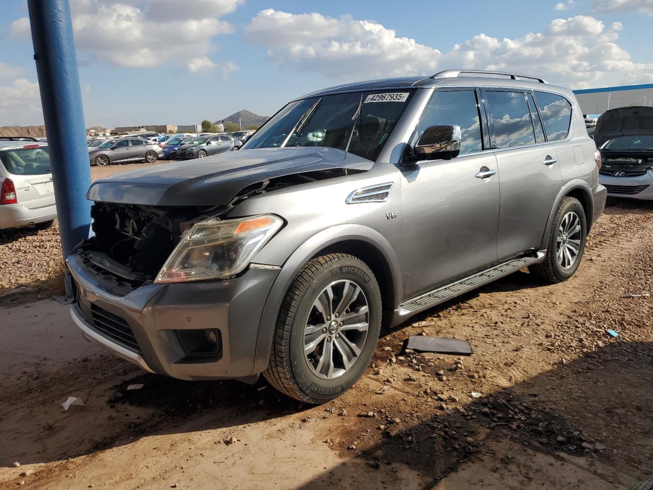 2017 Nissan Armada VIN JN8AY2ND8H9001672