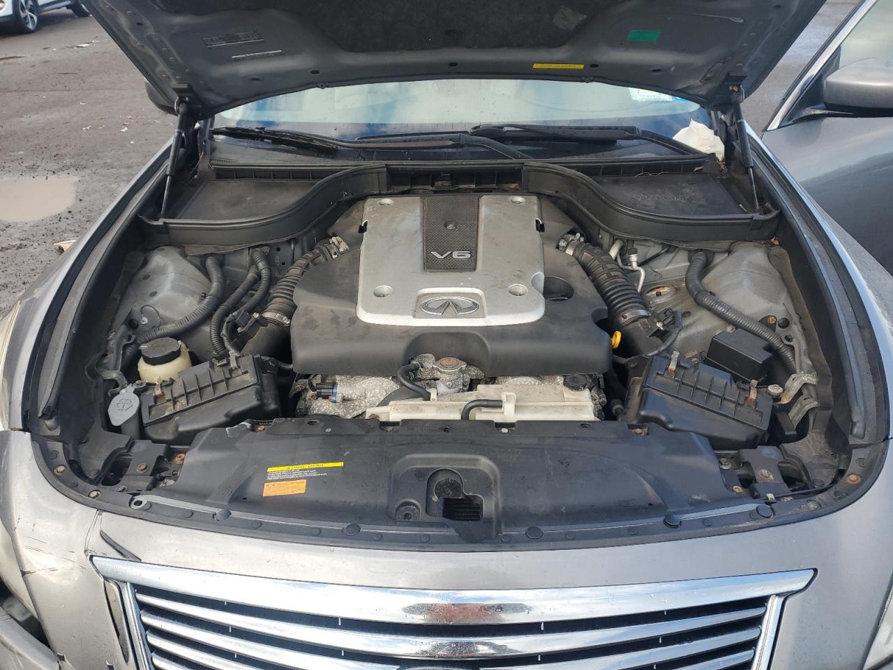 2012 Infiniti G VIN JN1DV6AR6CM861797 Copart auction photo, rear end / front end damage thumbnail 12