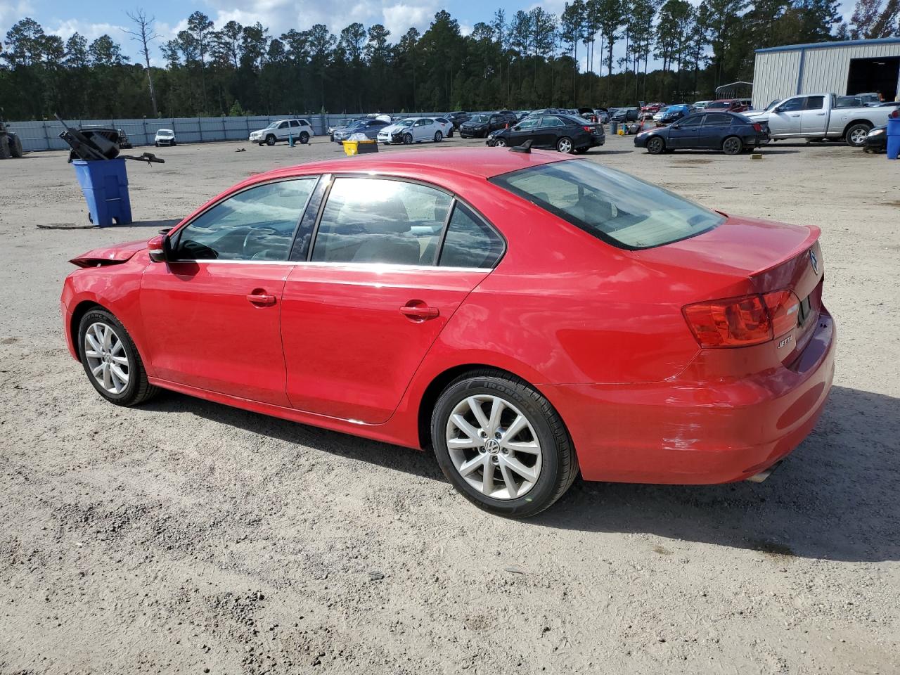 2014 Volkswagen Jetta VIN 3VWD17AJ7EM387453 Copart auction photo, front end damage thumbnail 2