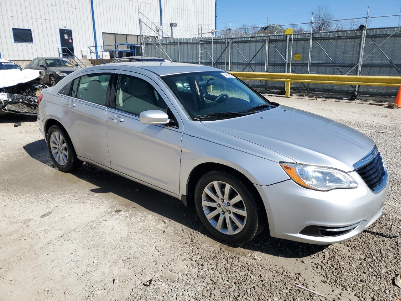 2012 Chrysler 200 VIN 1C3CCBBB1CN160317 Copart auction photo, side / front end damage thumbnail 4
