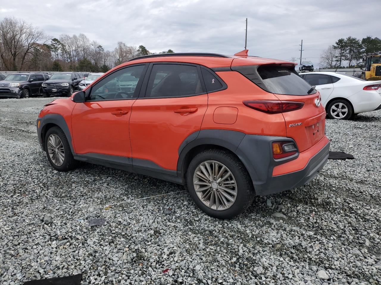 2020 Hyundai Kona VIN KM8K62AA8LU425520 Copart auction photo, front end damage thumbnail 2