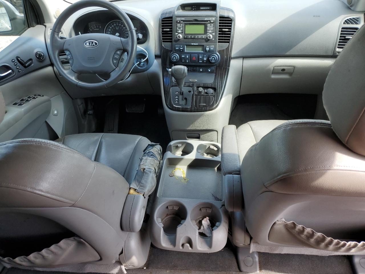 2012 KIA Sedona VIN KNDMH4C71C6435718 Copart auction photo, side damage thumbnail 8