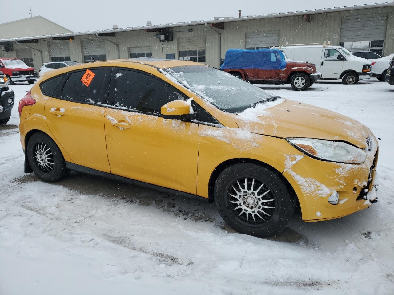 2012 Ford Focus VIN 1FAHP3K21CL446682 Copart auction photo, front end damage thumbnail 4