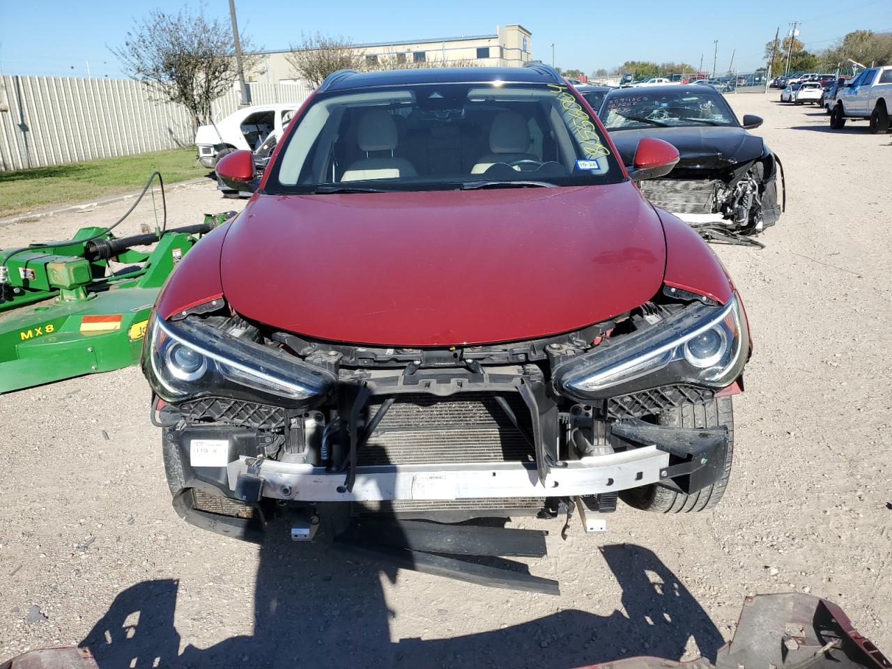 2018 Alfa Romeo Stelvio VIN ZASFAKRN4J7C31002 Copart auction photo, front end damage thumbnail 5