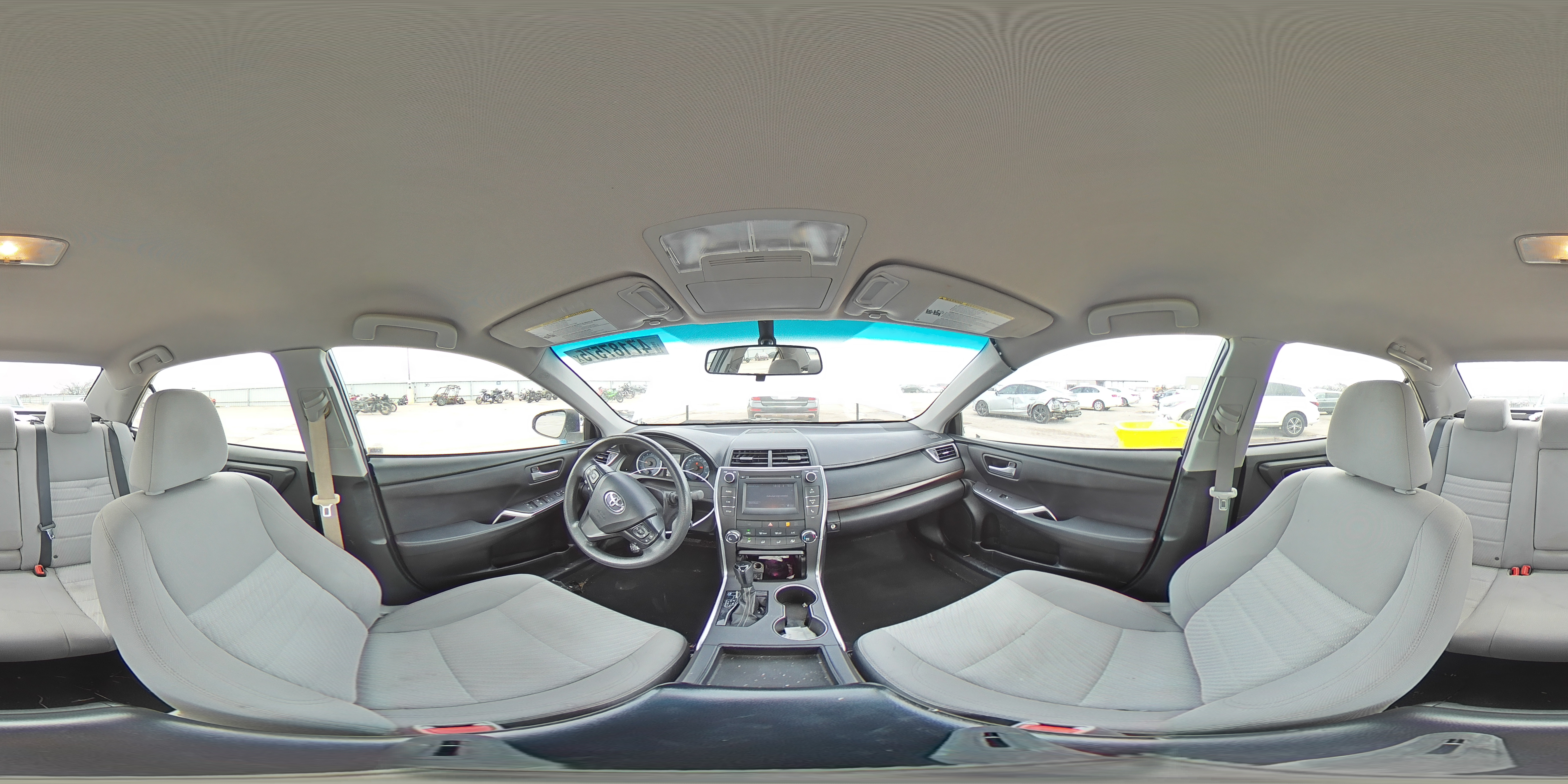 2016 Toyota Camry VIN 4T4BF1FK5GR584714 Copart auction photo, rear end / hail damage thumbnail 13