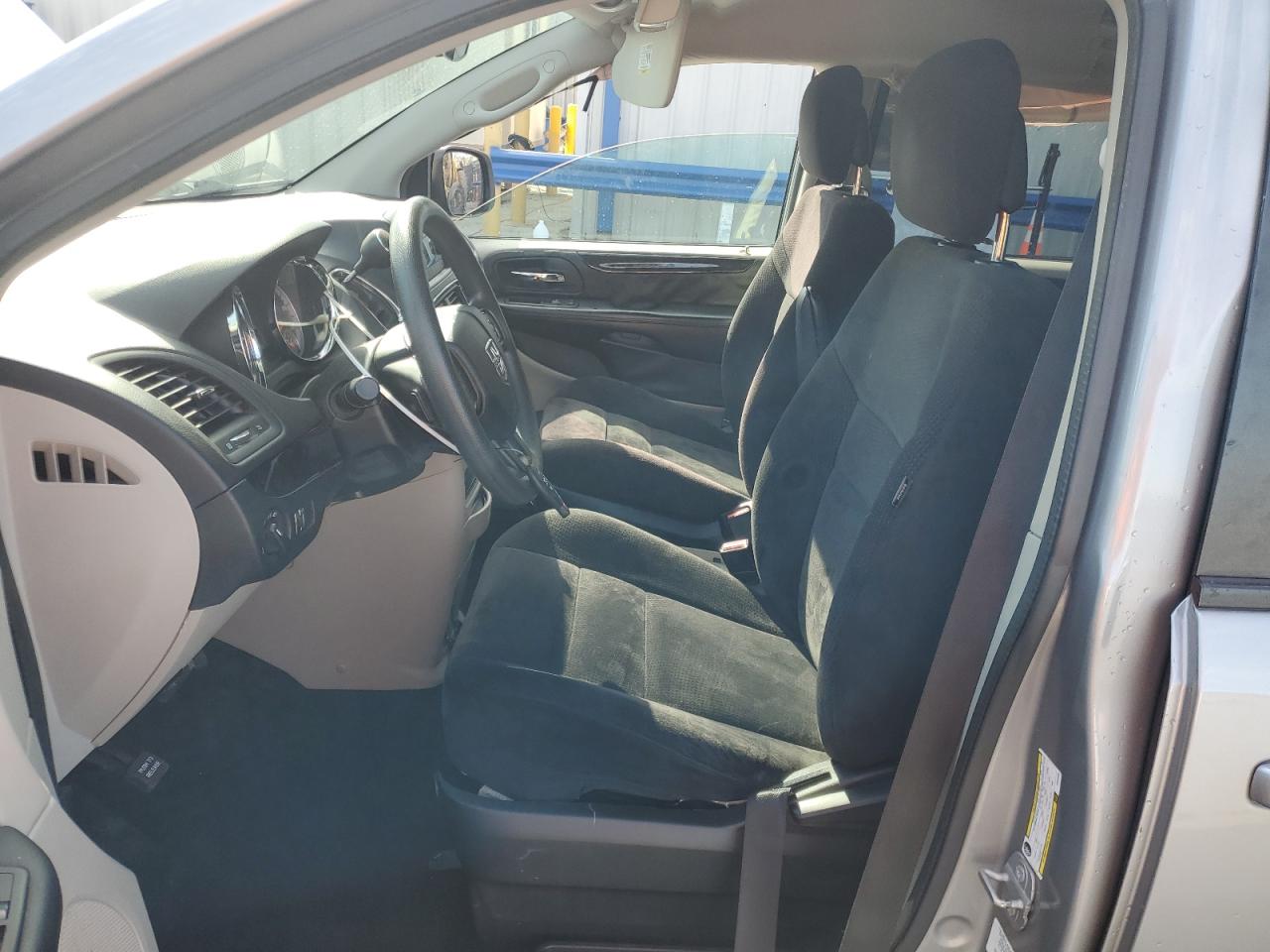 2014 Dodge Caravan VIN 2C4RDGBG4ER365602 Copart auction photo, side / rear end damage thumbnail 7