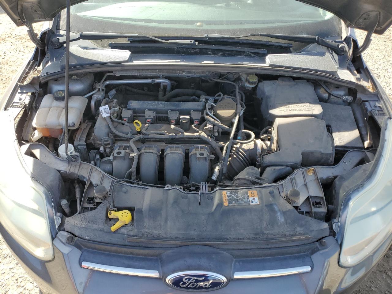 2014 Ford Focus VIN 1FADP3F26EL407677 Copart auction photo, rear end damage thumbnail 11