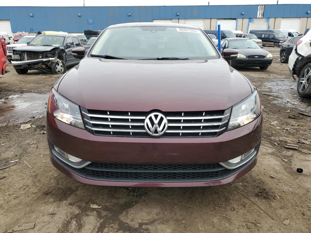 2014 Volkswagen Passat VIN 1VWBN7A30EC086697 Copart auction photo, side damage thumbnail 5