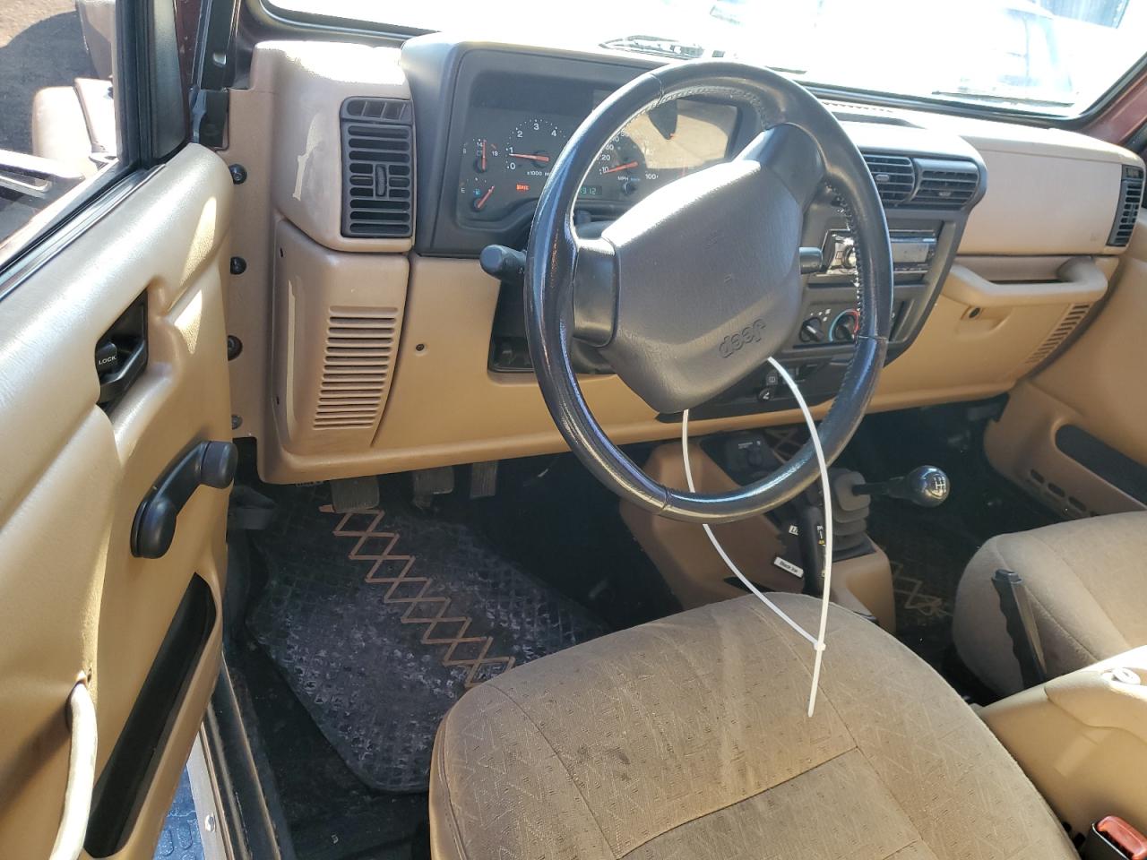 2002 Jeep Wrangler VIN 1J4FA49S42P742442 Copart auction photo, side damage thumbnail 8