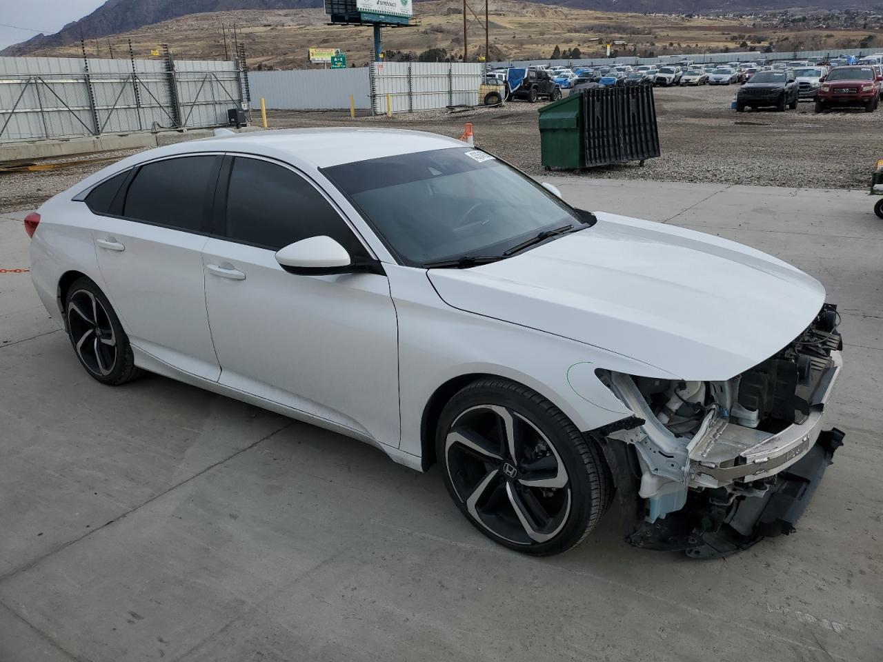 2018 Honda Accord VIN 1HGCV1F33JA251100 Copart auction photo, front end damage thumbnail 4
