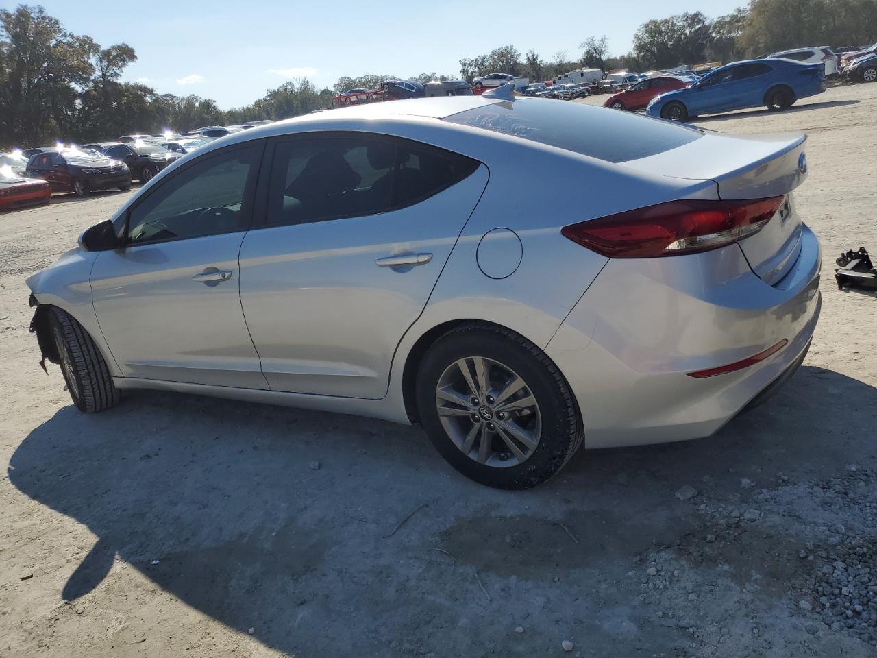 2018 Hyundai Elantra VIN 5NPD84LF0JH295607 Copart auction photo, front end / minor dent/scratches damage thumbnail 2