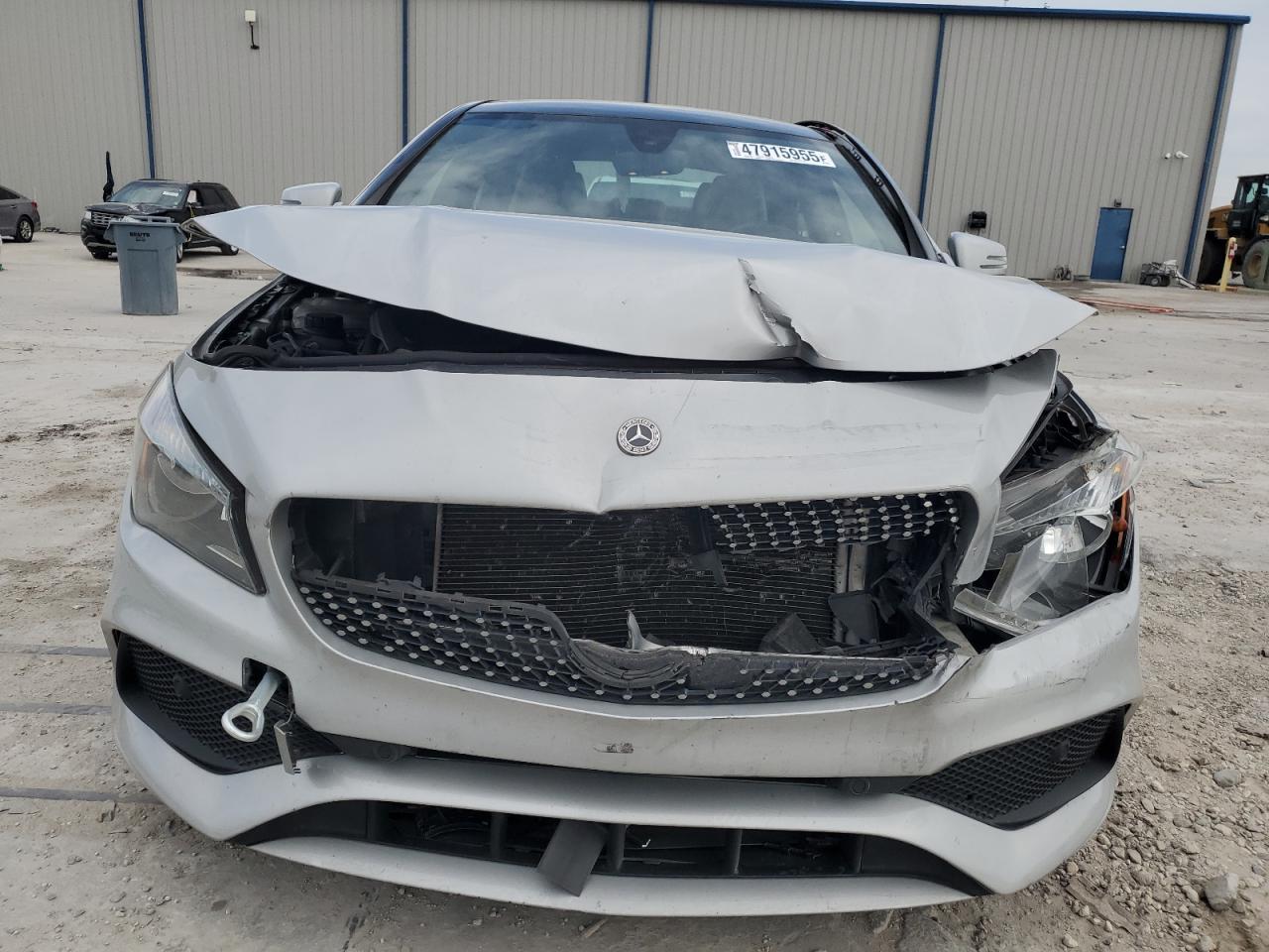 2018 Mercedes-Benz CLA-klasse VIN WDDSJ4EB6JN678348 Copart auction photo, front end / all over damage thumbnail 5