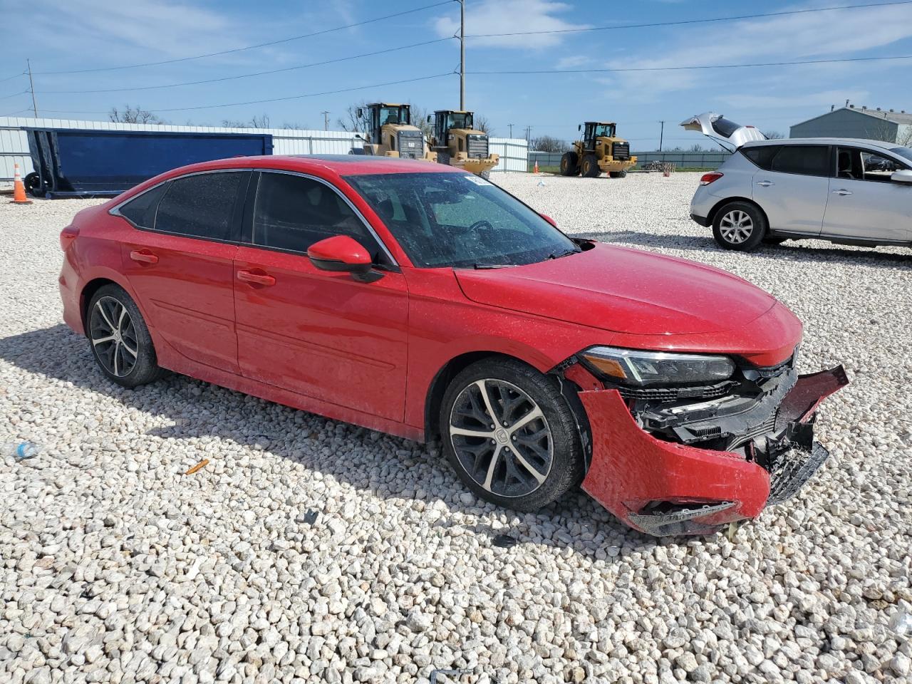 2022 Honda Civic VIN 2HGFE1F97NH306852 Copart auction photo, front end damage thumbnail 4