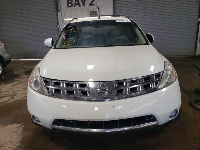 2007 Nissan Murano VIN JN8AZ08W67W656217 Copart auction photo, rear end damage thumbnail 5