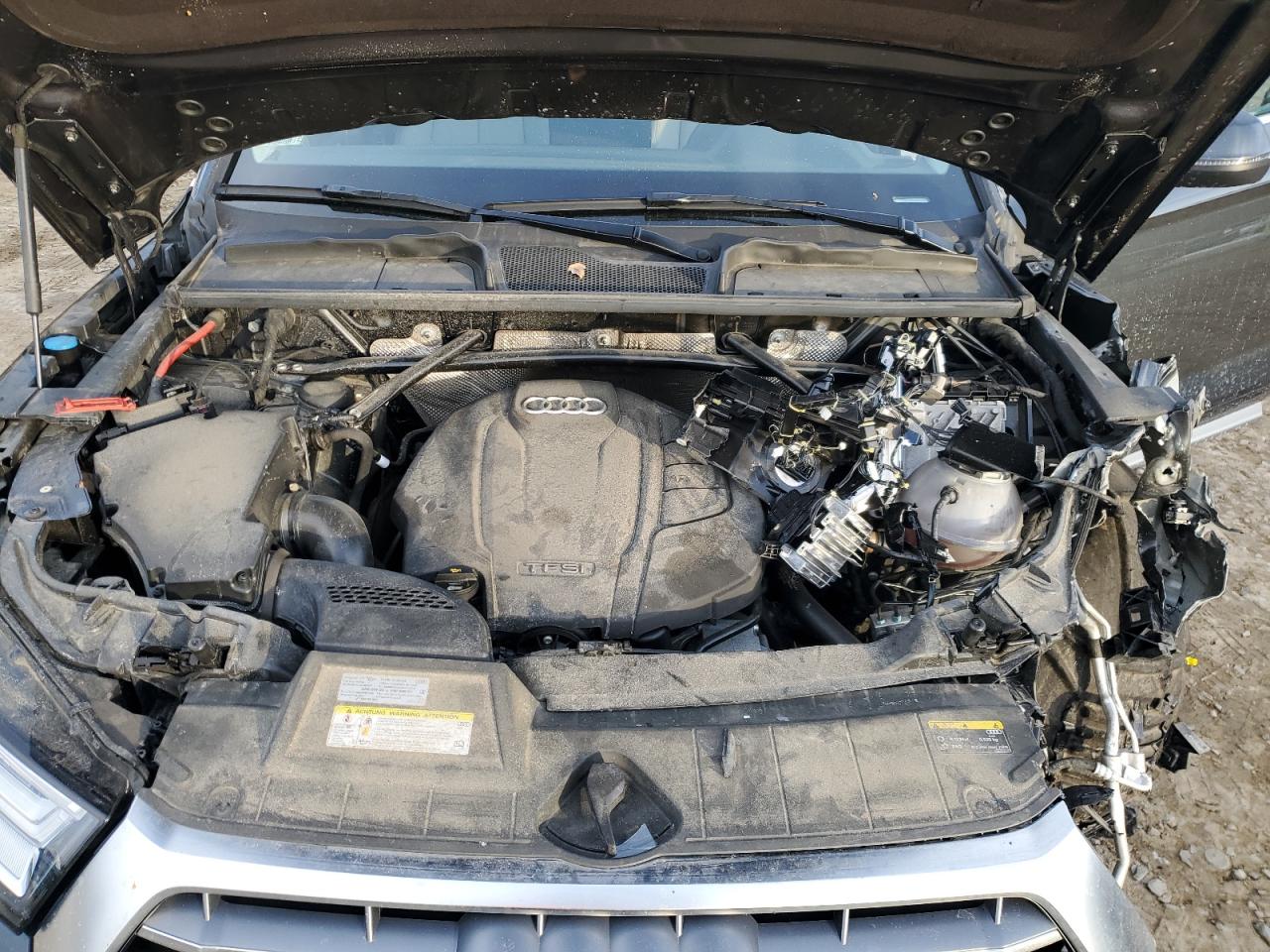 2019 Audi Q5 VIN WA1BNAFY5K2065344 Copart auction photo, frame damage / front end damage thumbnail 12