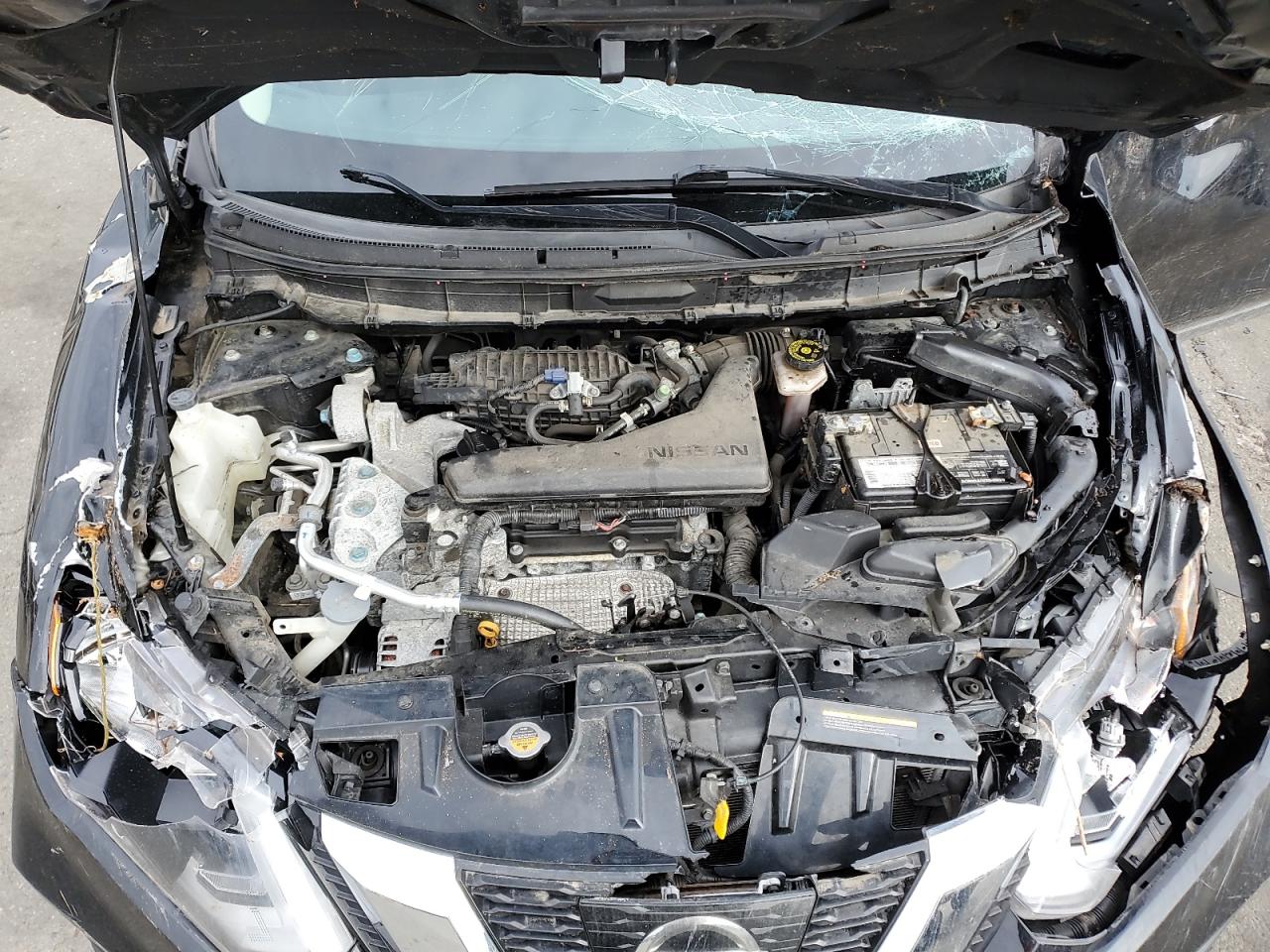 2017 Nissan Rogue VIN KNMAT2MV7HP576894 Copart auction photo, front end / side damage thumbnail 12