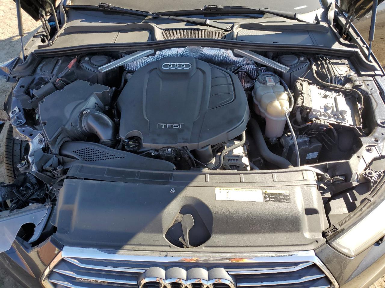 2017 Audi A4 VIN WAUENAF47HN035878 Copart auction photo, front end damage thumbnail 12