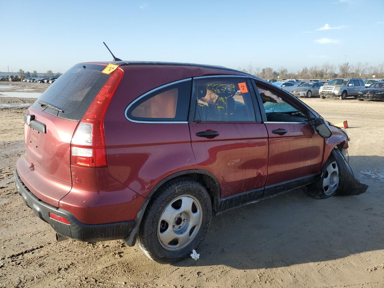 2009 Honda CR-V VIN 3CZRE38339G707329 Copart auction photo, rollover / minor dent/scratches damage thumbnail 3