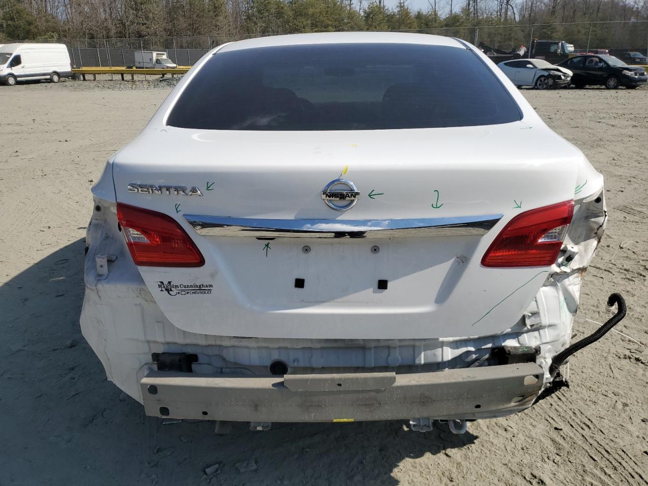 2019 Nissan Sentra VIN 3N1AB7AP4KY251182 Copart auction photo, rear end damage thumbnail 6