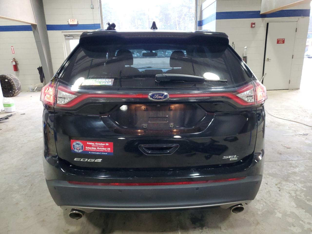 2016 Ford Edge VIN 2FMPK4J80GBB47945 Copart auction photo, all over damage thumbnail 6
