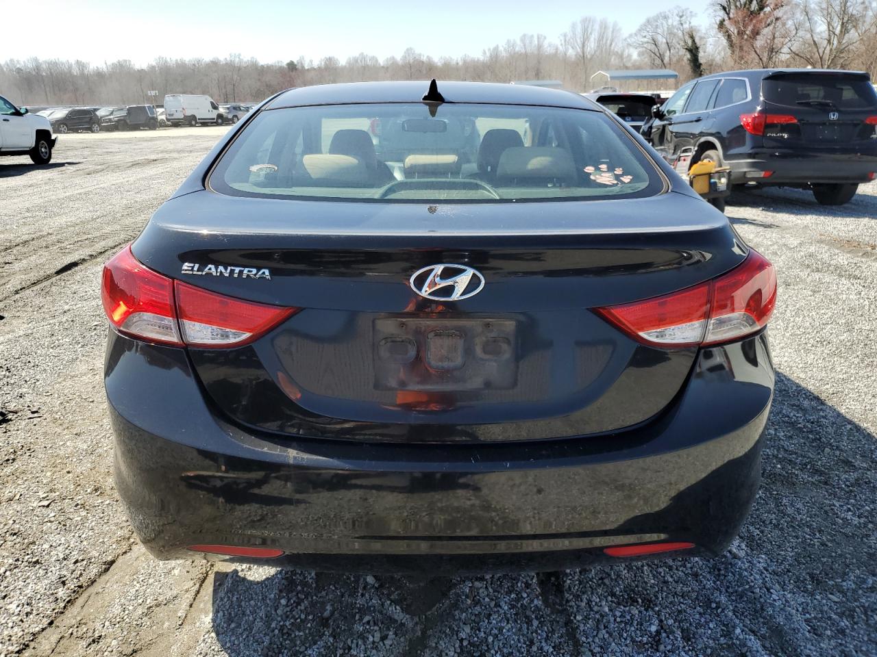 2013 Hyundai Elantra VIN KMHDH4AE1DU999945 Copart auction photo, front end damage thumbnail 6