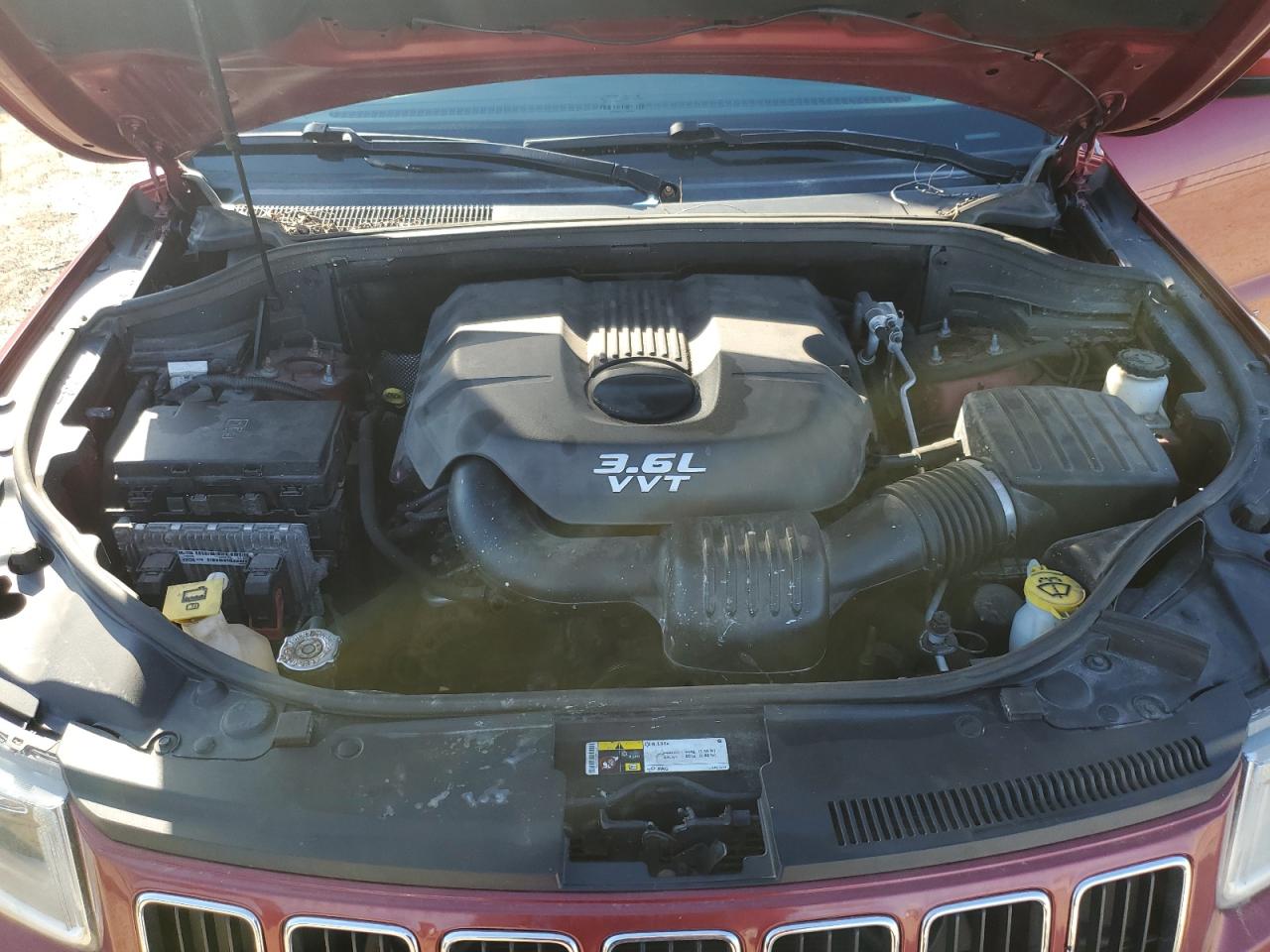 2014 Jeep Grand Cherokee VIN 1C4RJFAG2EC140429 Copart auction photo, rear end damage thumbnail 11