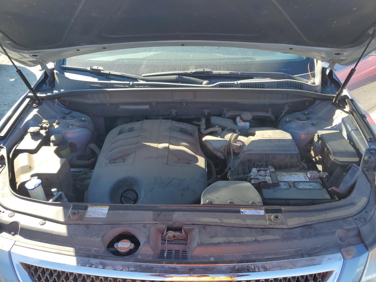 2010 Hyundai Veracruz VIN KM8NU4CC9AU108811 Copart auction photo, front end / side damage thumbnail 12