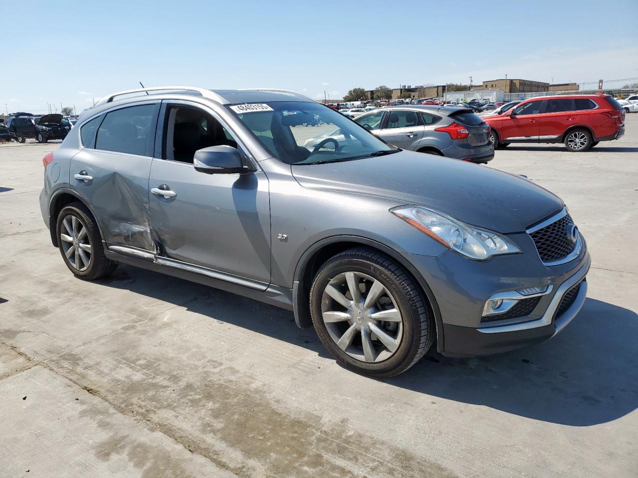 2017 Infiniti QX50 VIN JN1BJ0RP4HM384040 Copart auction photo, side damage thumbnail 4