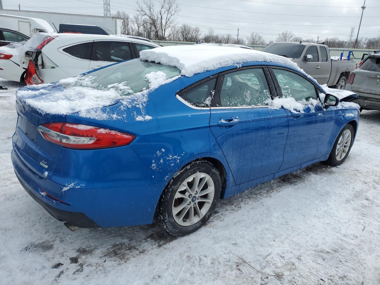2020 Ford Fusion VIN 3FA6P0HD0LR107945 Copart auction photo, front end damage thumbnail 3