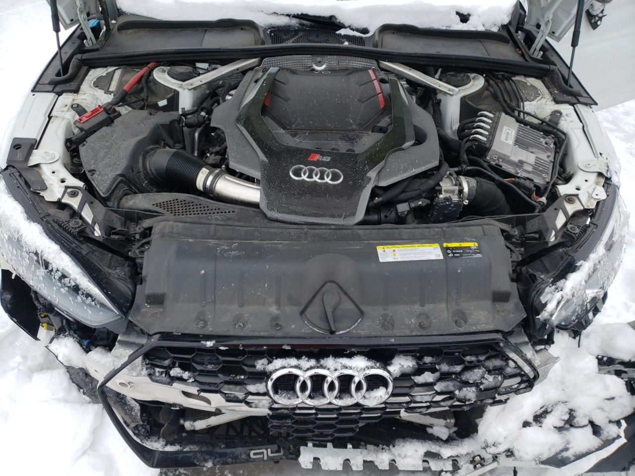 2018 Audi RS5 VIN WUAPWAF53JA902100 Copart auction photo, front end / undercarriage damage thumbnail 11