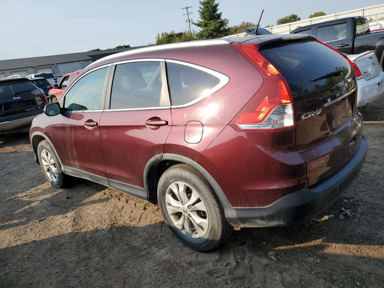 2012 Honda CR-V VIN 5J6RM4H70CL069756 Copart auction photo, minor dent/scratches damage thumbnail 2