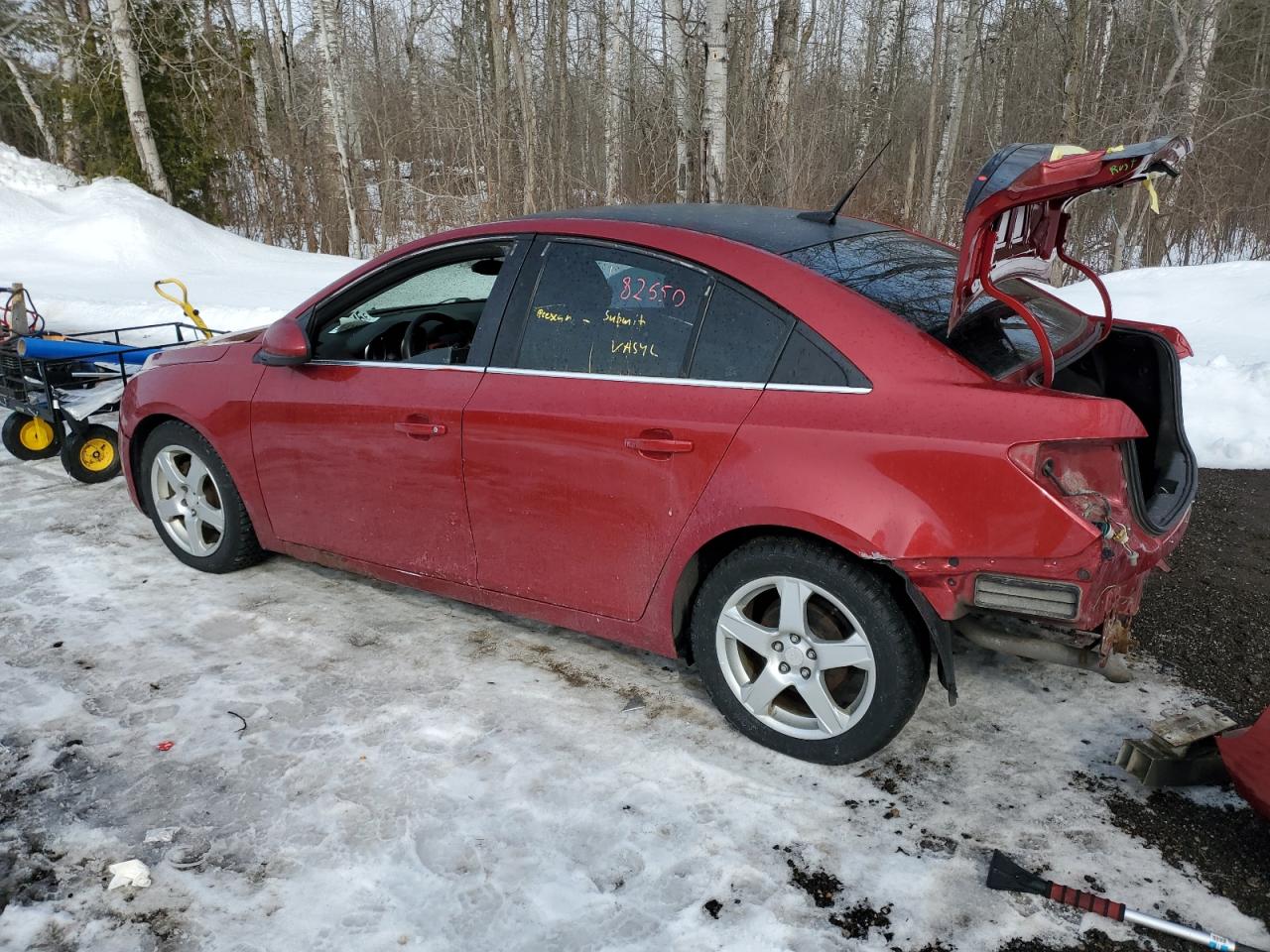 2012 Chevrolet Cruze VIN 1G1PK5SC7C7109394 Copart auction photo, rear end damage thumbnail 2