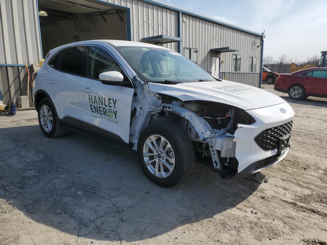 2020 Ford Escape VIN 1FMCU9G60LUC24068 Copart auction photo, side / front end damage thumbnail 4