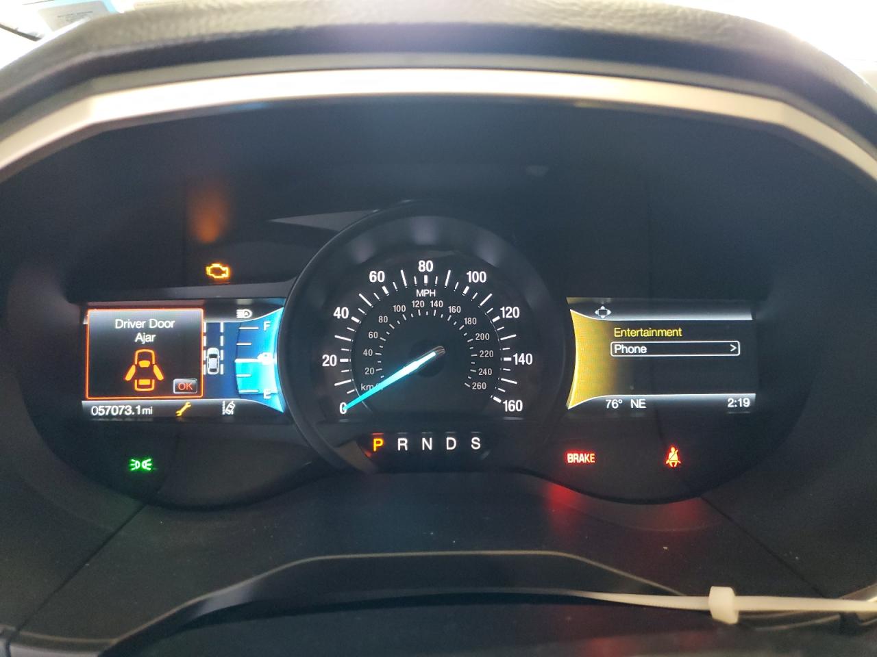 2020 Ford Edge VIN 2FMPK4J95LBA90032 Copart auction photo, front end damage thumbnail 9