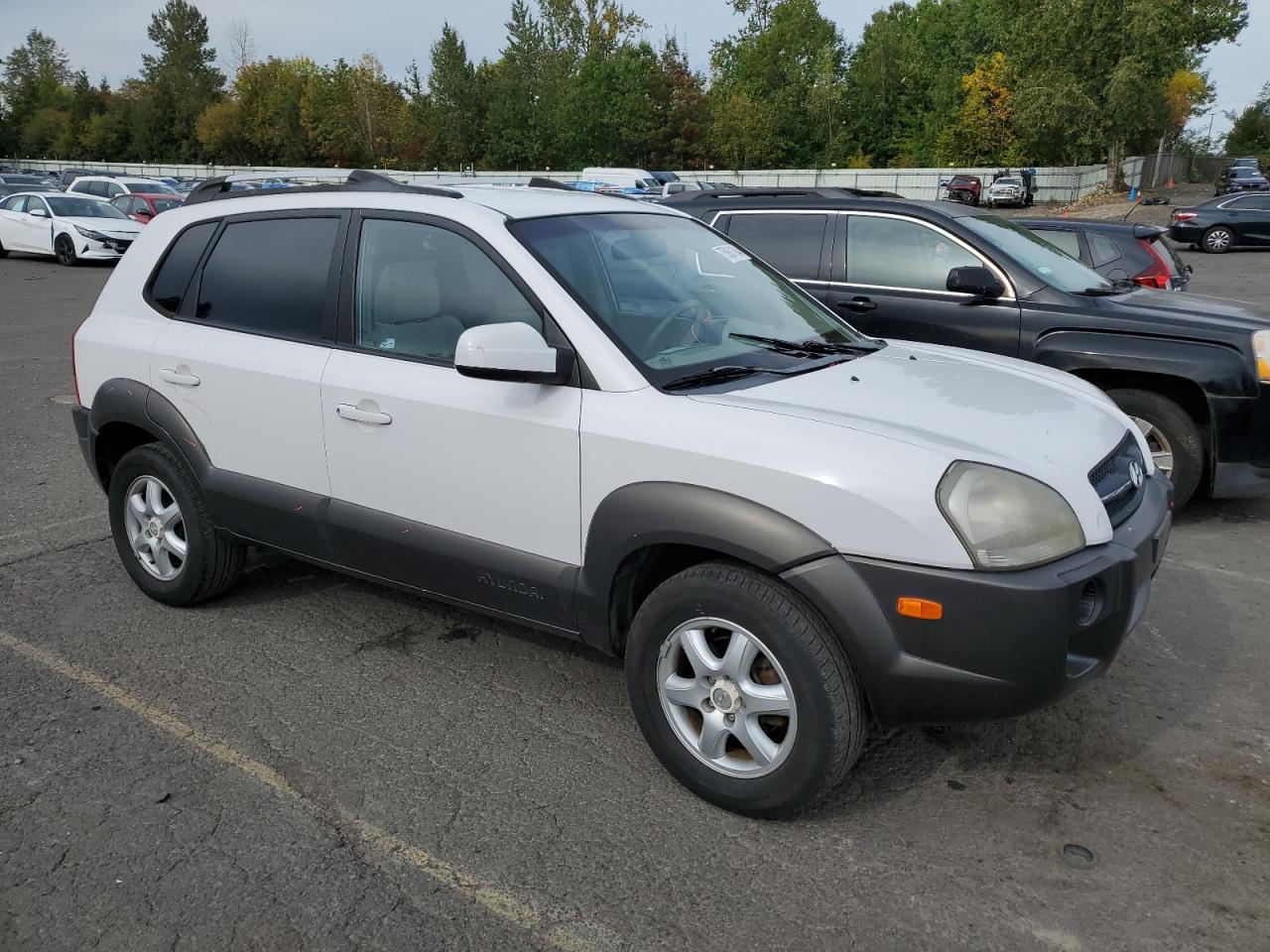 2005 Hyundai Tucson VIN KM8JN12D75U072157 Copart auction photo, rear end / front end damage thumbnail 4