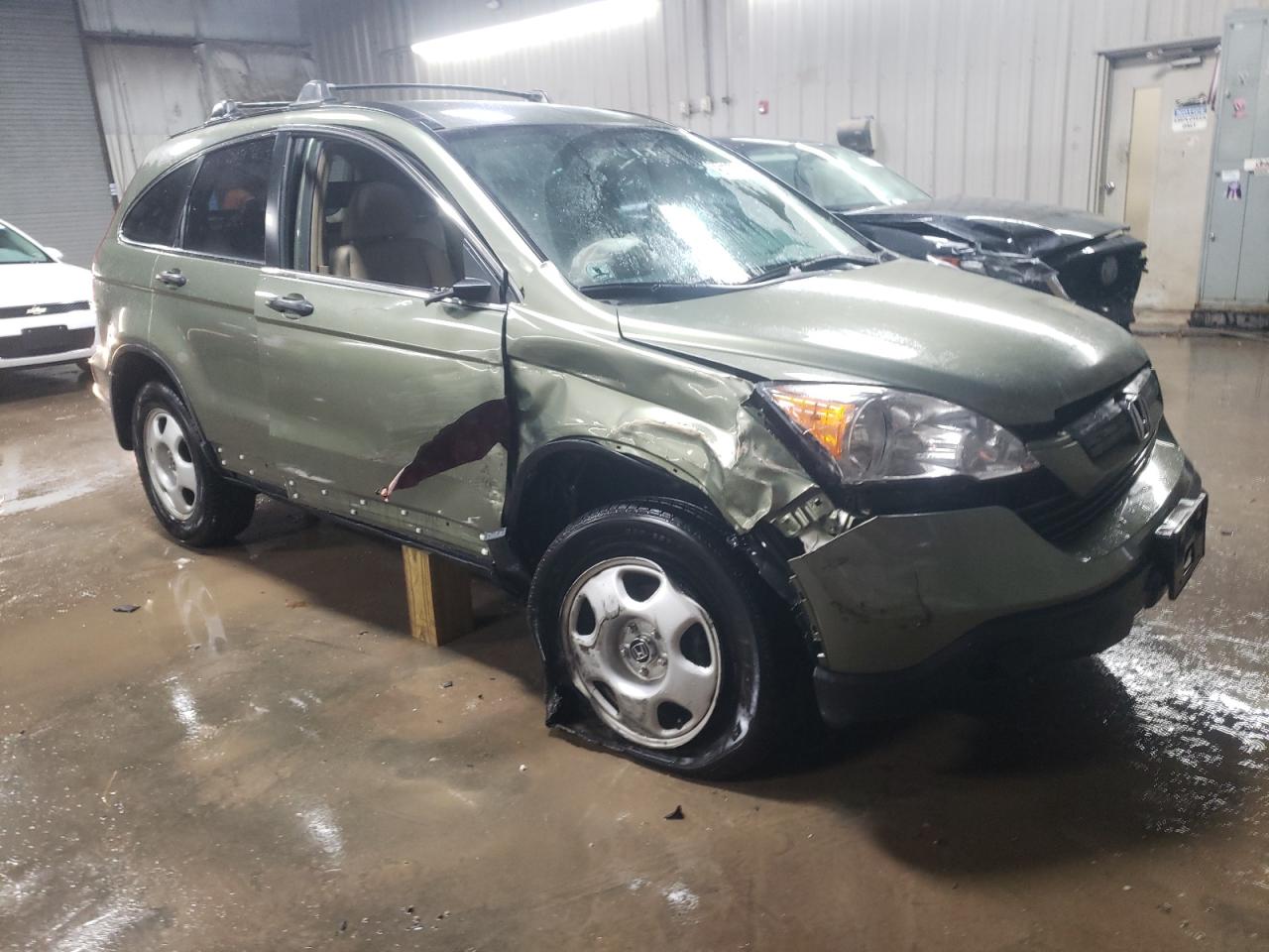 2008 Honda CR-V VIN JHLRE48378C062958 Copart auction photo, front end / side damage thumbnail 4