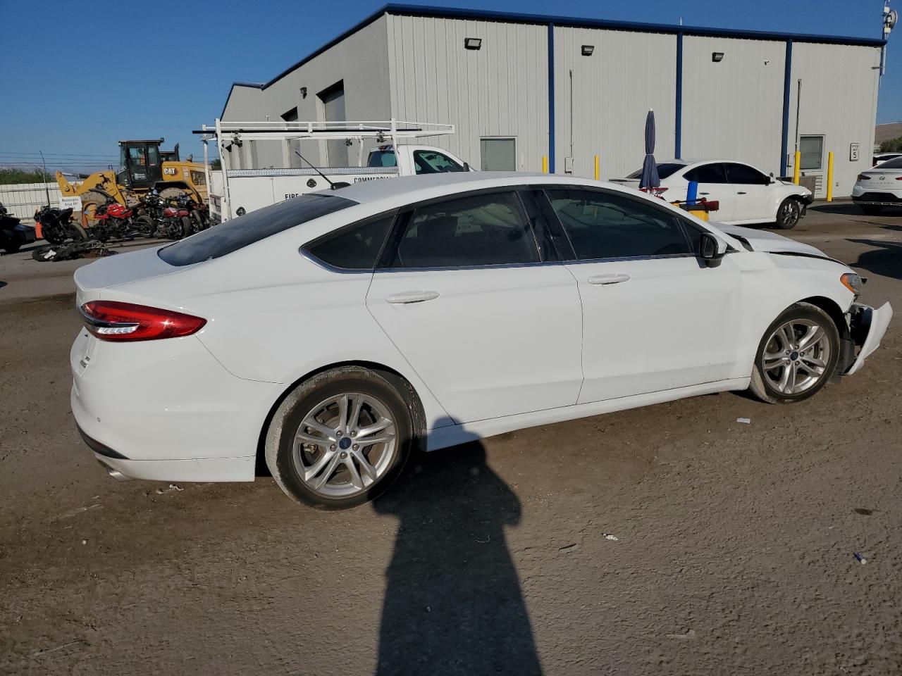 2018 Ford Fusion VIN 3FA6P0HD7JR232521 Copart auction photo, front end damage thumbnail 3