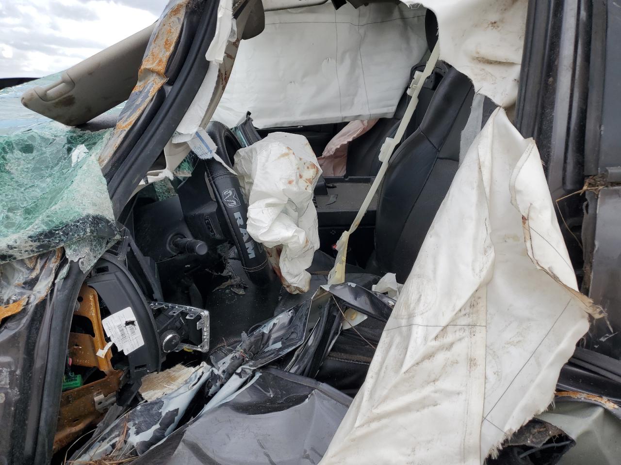2017 RAM 1500 VIN 1C6RR6NT2HS609973 Copart auction photo, all over damage thumbnail 7