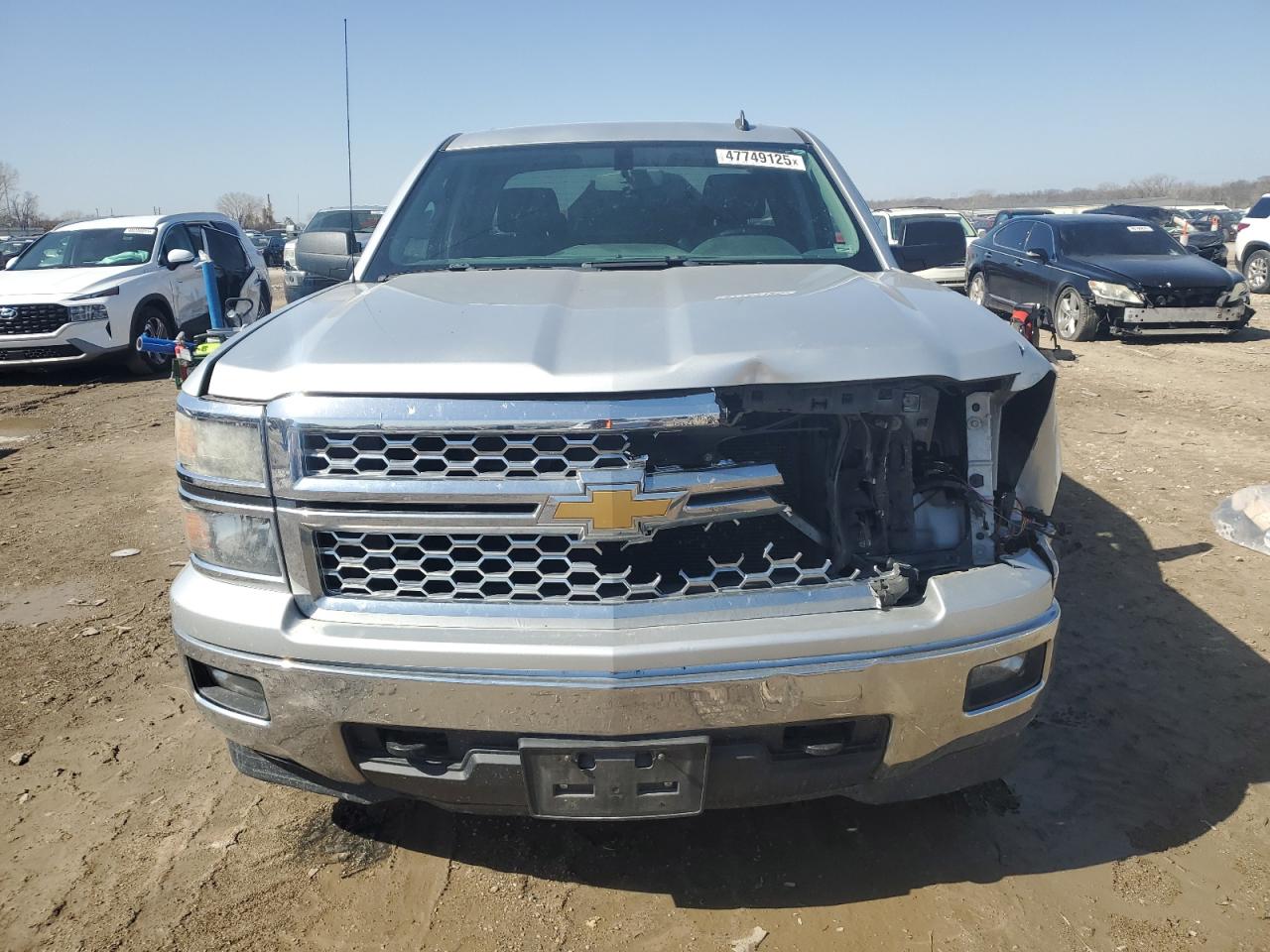 2014 Chevrolet Silverado VIN 1GCVKREH6EZ110721 Copart auction photo, front end damage thumbnail 5