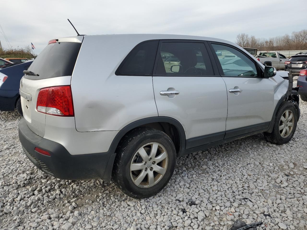 2012 KIA Sorento VIN 5XYKT3A14CG247562 Copart auction photo, all over damage thumbnail 3