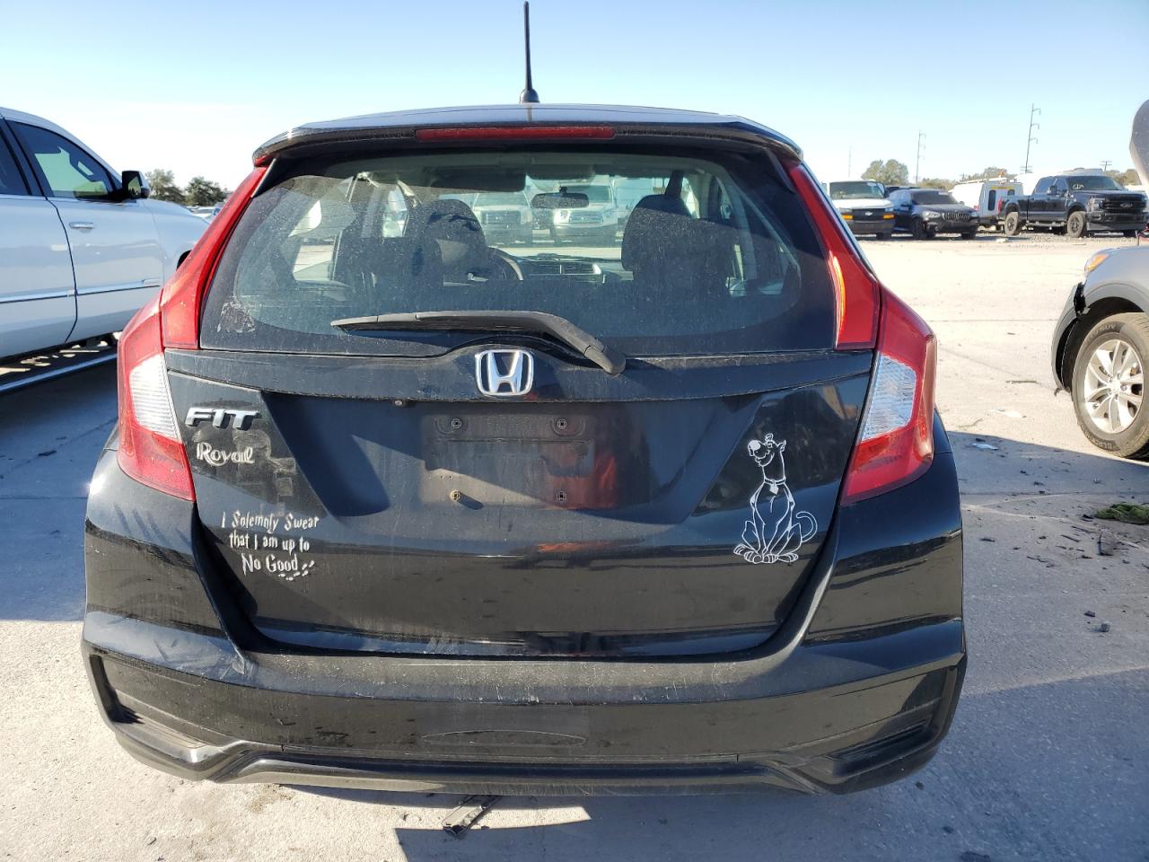 2019 Honda Fit VIN 3HGGK5H48KM701108 Copart auction photo, side damage thumbnail 6