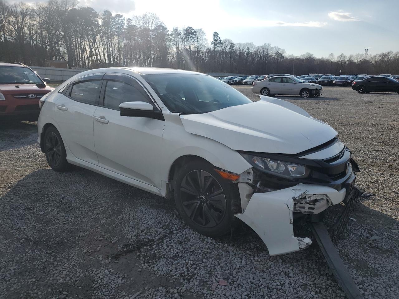 2017 Honda Civic VIN SHHFK7H73HU204091 Copart auction photo, front end / side damage thumbnail 4